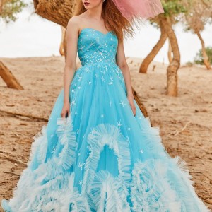 tiglily 2018 bridal strapless sweetheart neckline heavily 