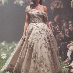 paolo sebastian spring 2018 couture off the shoulder heavily embellished bodice romantic princess ball gown a  line wedding dress (4) mv