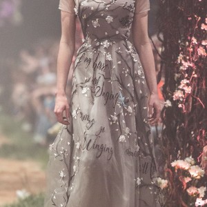 paolo sebastian spring 2018 couture short sleeves high neck heavily embellished bodice romantic tea length short wedding dress (20) mv