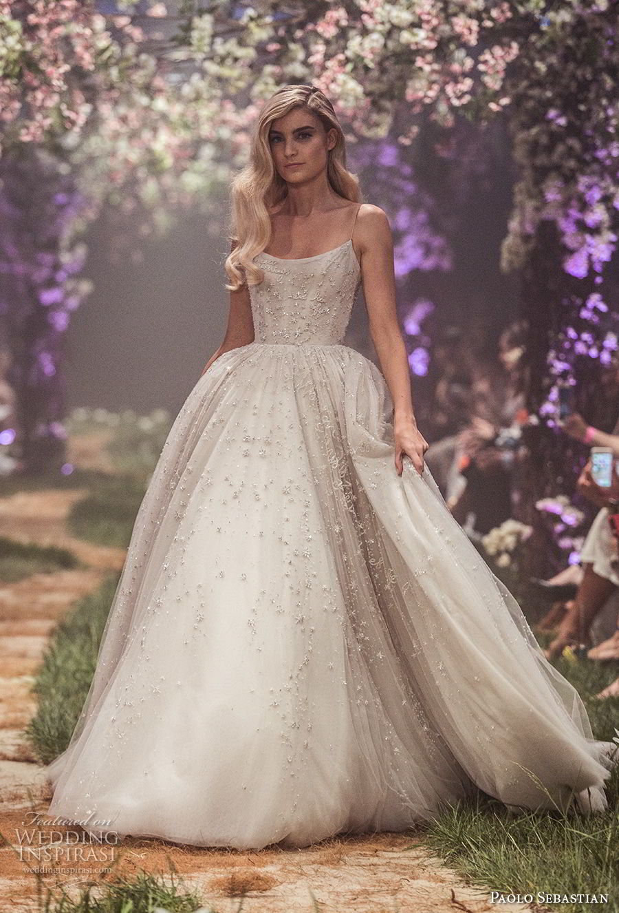 paolo sebastian spring 2018 couture spaghetti strap scoop neck full embellishment princess ball gown a line wedding dress (15) mv paolo sebastian spring 2018 couture spaghetti strap scoop neck full embellishment princess ball gown a line wedding dress (15) mv