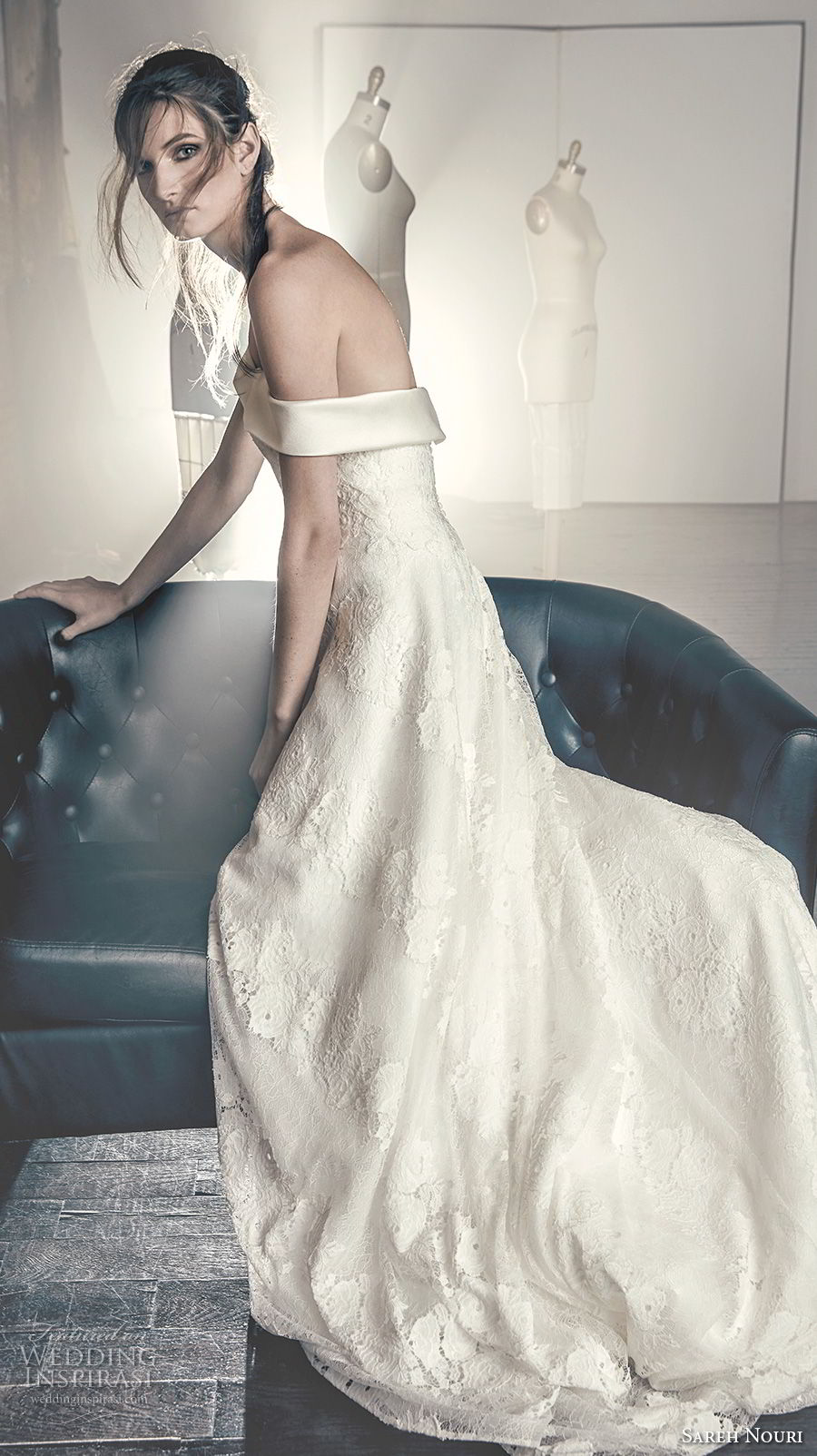 sareh nouri fall 2018 bridal strapless off the shoulder straight across neckline full embellishment elegant romantic a line wedding dress chapel train (4) bv sdv sareh nouri fall 2018 bridal strapless off the shoulder straight across neckline full embellishment elegant romantic a line wedding dress chapel train (4) bv sdv