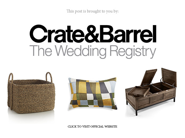 crate and barrel wedding registry ideas 2018 official website banner link below