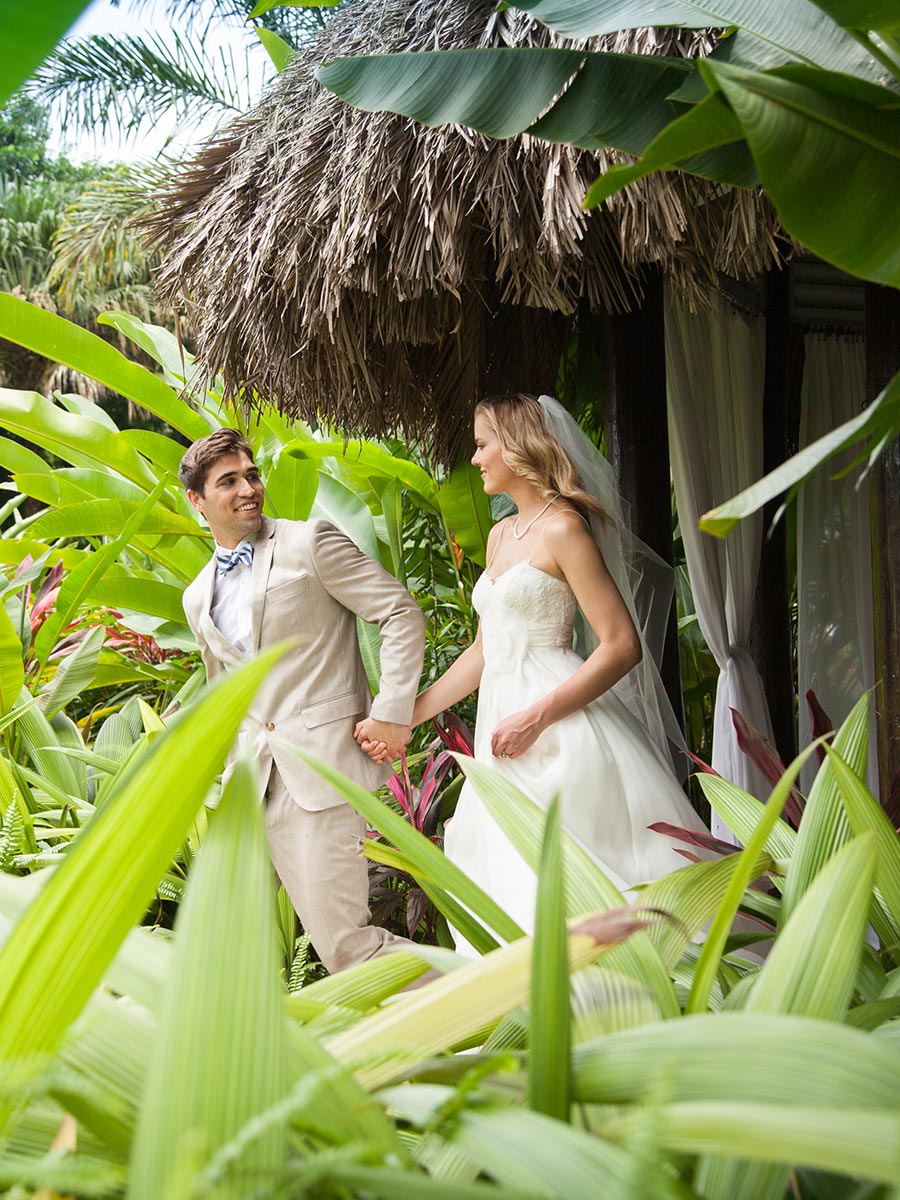 apple vacations jamaica destination wedding couples resorts negril tropical wedding portrait gazebo