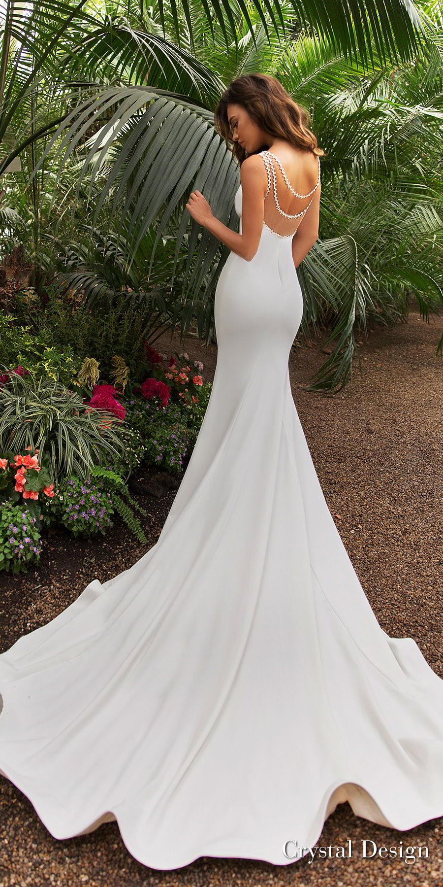 simple clean wedding dress