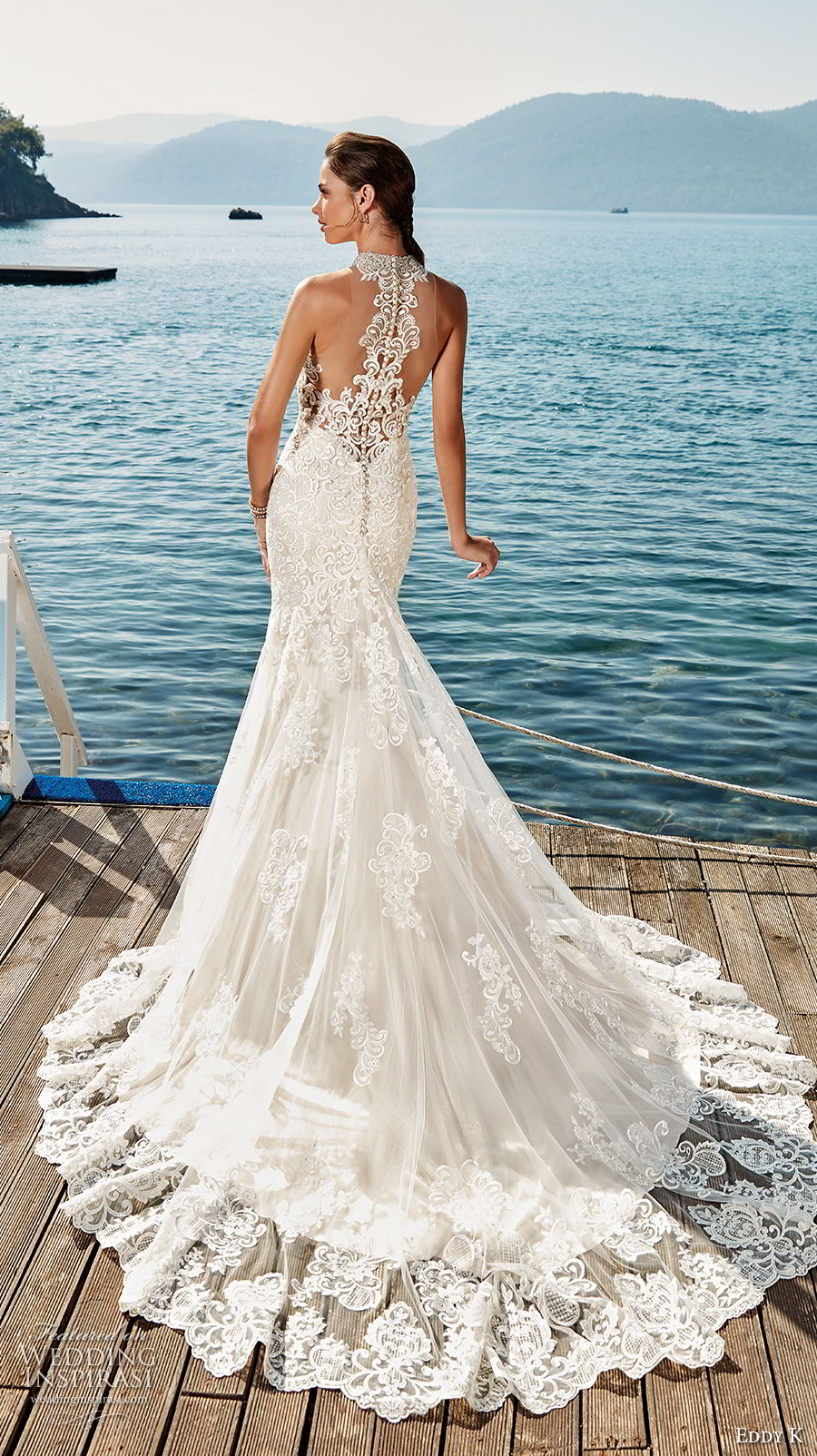 eddy k 2018 bridal sleeveless halter sweetheart neckline full embellishment elegant glamorous fit and flare wedding dress rasor back chapel train (29) bv eddy k 2018 bridal sleeveless halter sweetheart neckline full embellishment elegant glamorous fit and flare wedding dress rasor back chapel train (29) bv