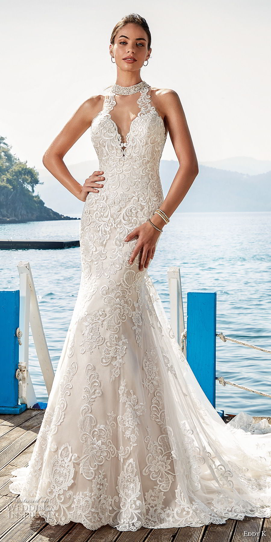 eddy k 2018 bridal sleeveless halter sweetheart neckline full embellishment elegant glamorous fit and flare wedding dress rasor back chapel train (29) mv eddy k 2018 bridal sleeveless halter sweetheart neckline full embellishment elegant glamorous fit and flare wedding dress rasor back chapel train (29) mv