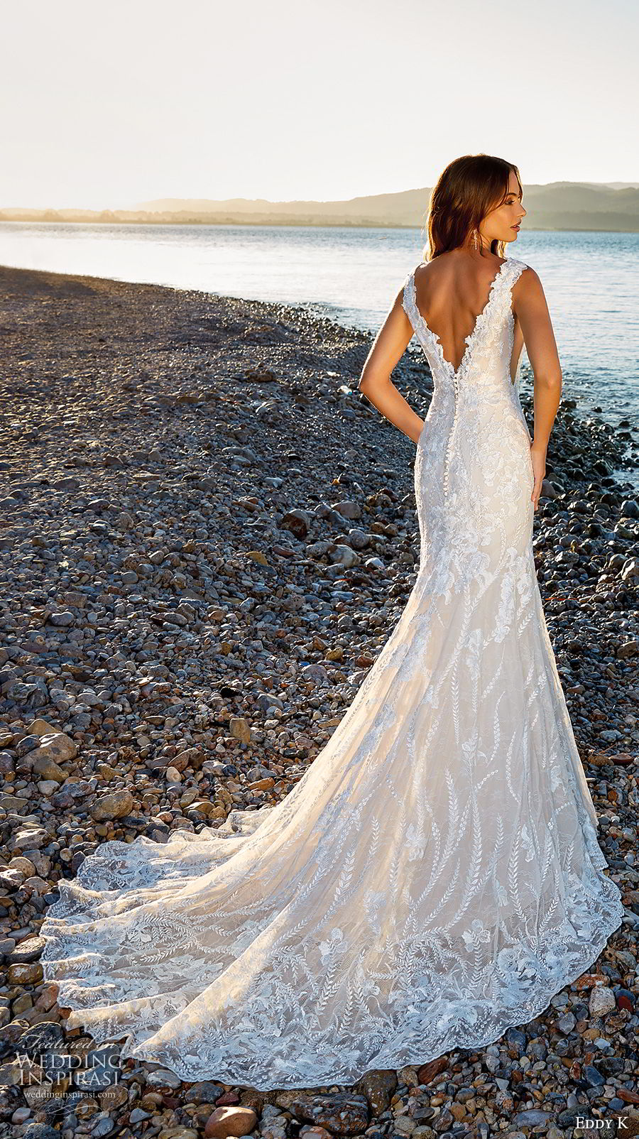 eddy k 2018 bridal sleevless v neck full embellishment elegant modified a line wedding dress v back chapel train (18) bv eddy k 2018 bridal sleevless v neck full embellishment elegant modified a line wedding dress v back chapel train (18) bv