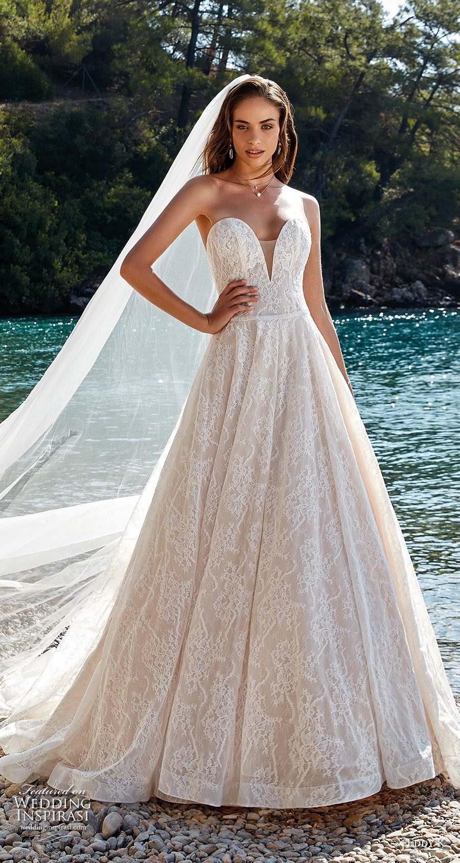 eddy k 2018 bridal strapless sweetheart neckline full embelishment romantic a line wedding dress chapel train (2) mv eddy k 2018 bridal strapless sweetheart neckline full embelishment romantic a line wedding dress chapel train (2) mv