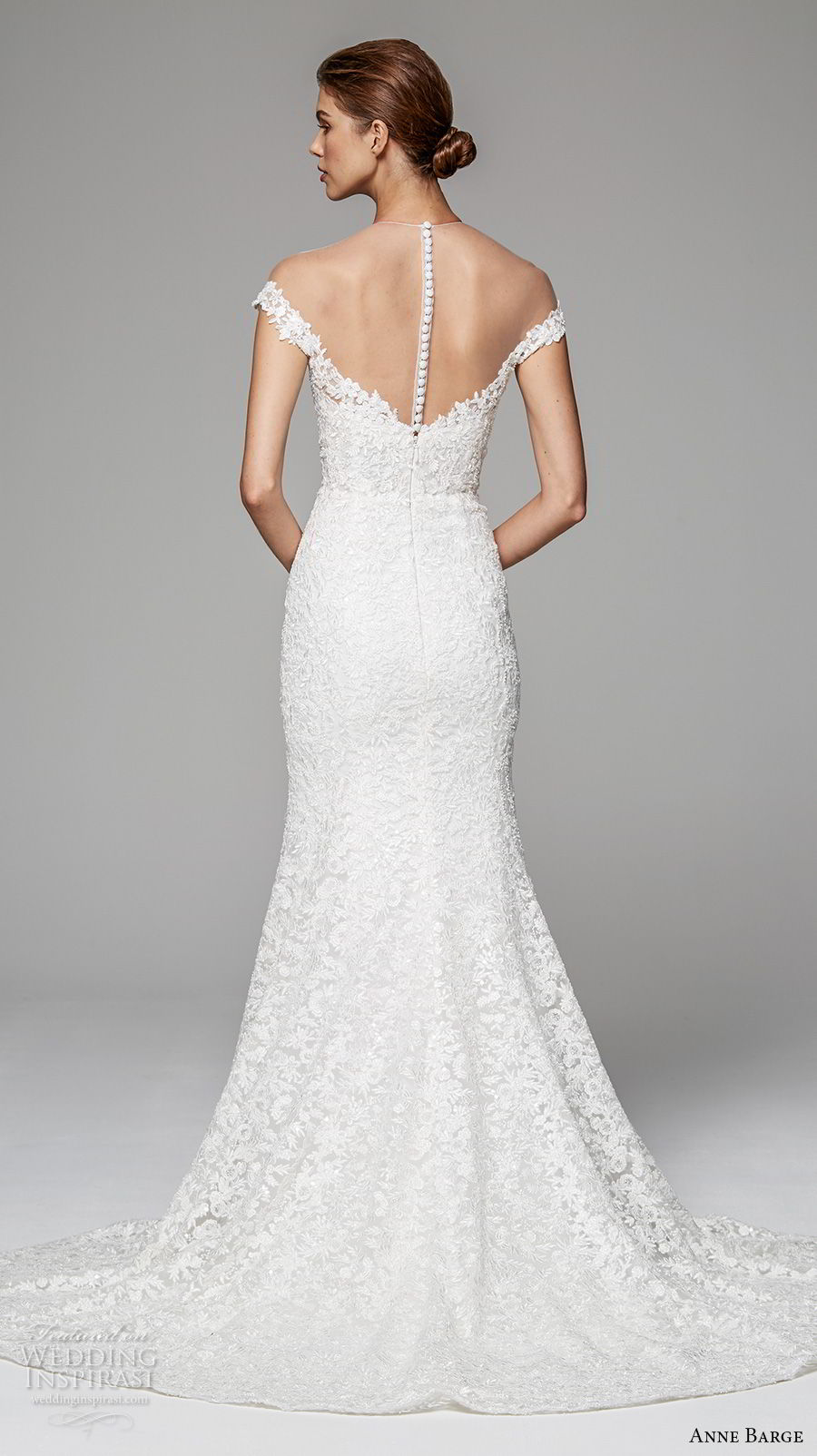 anne barge fall 2018 bridal cap sleeves illusion jewel sweetheart neckline full embellishment romantic fit and flare wedding dress scoop back short train (6) bv anne barge fall 2018 bridal cap sleeves illusion jewel sweetheart neckline full embellishment romantic fit and flare wedding dress scoop back short train (6) bv