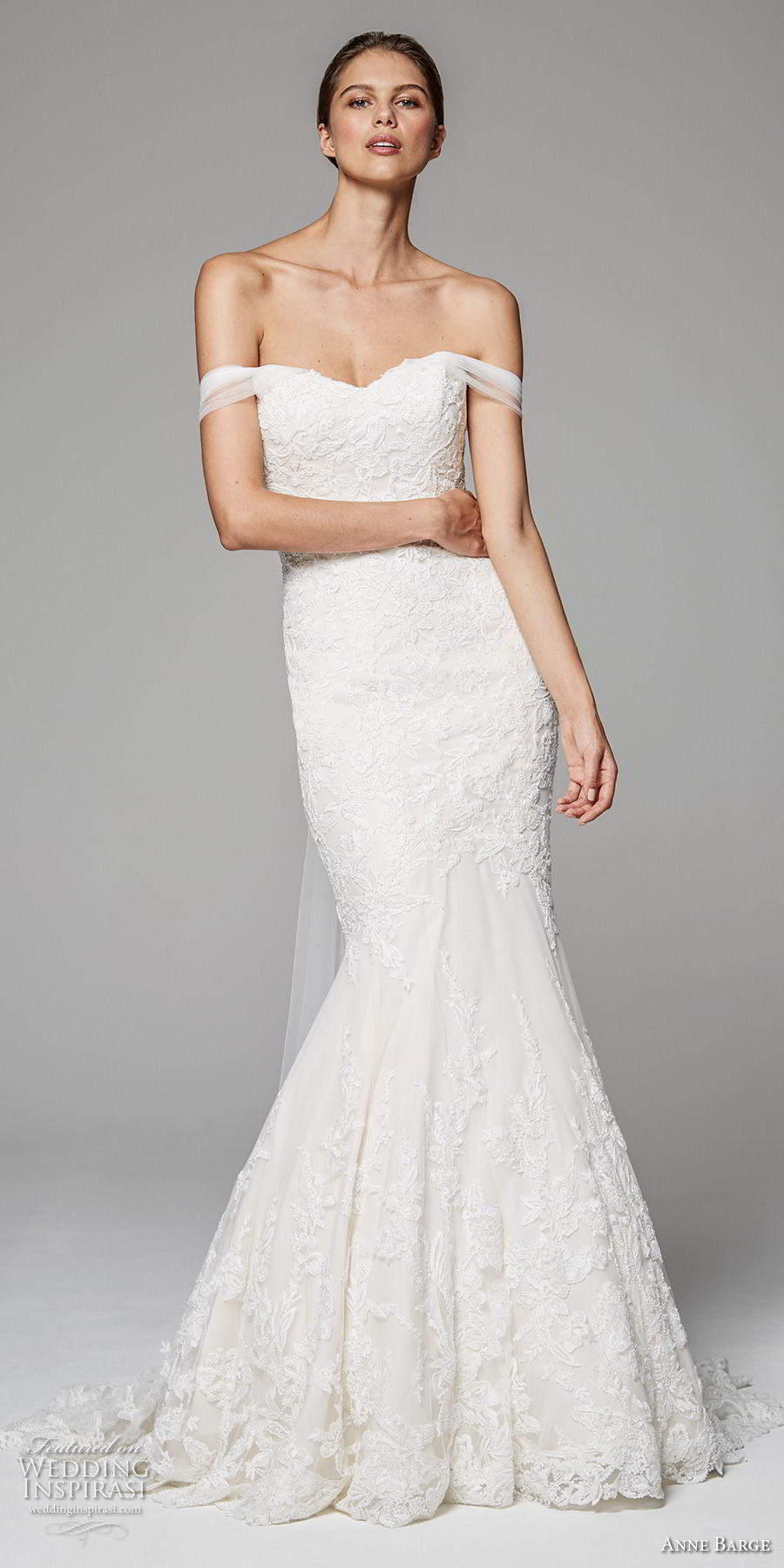 anne barge fall 2018 bridal off the shoulder sweetheart neckline full embellishment elegant mermaid wedding dress sweep train (4) mv anne barge fall 2018 bridal off the shoulder sweetheart neckline full embellishment elegant mermaid wedding dress sweep train (4) mv