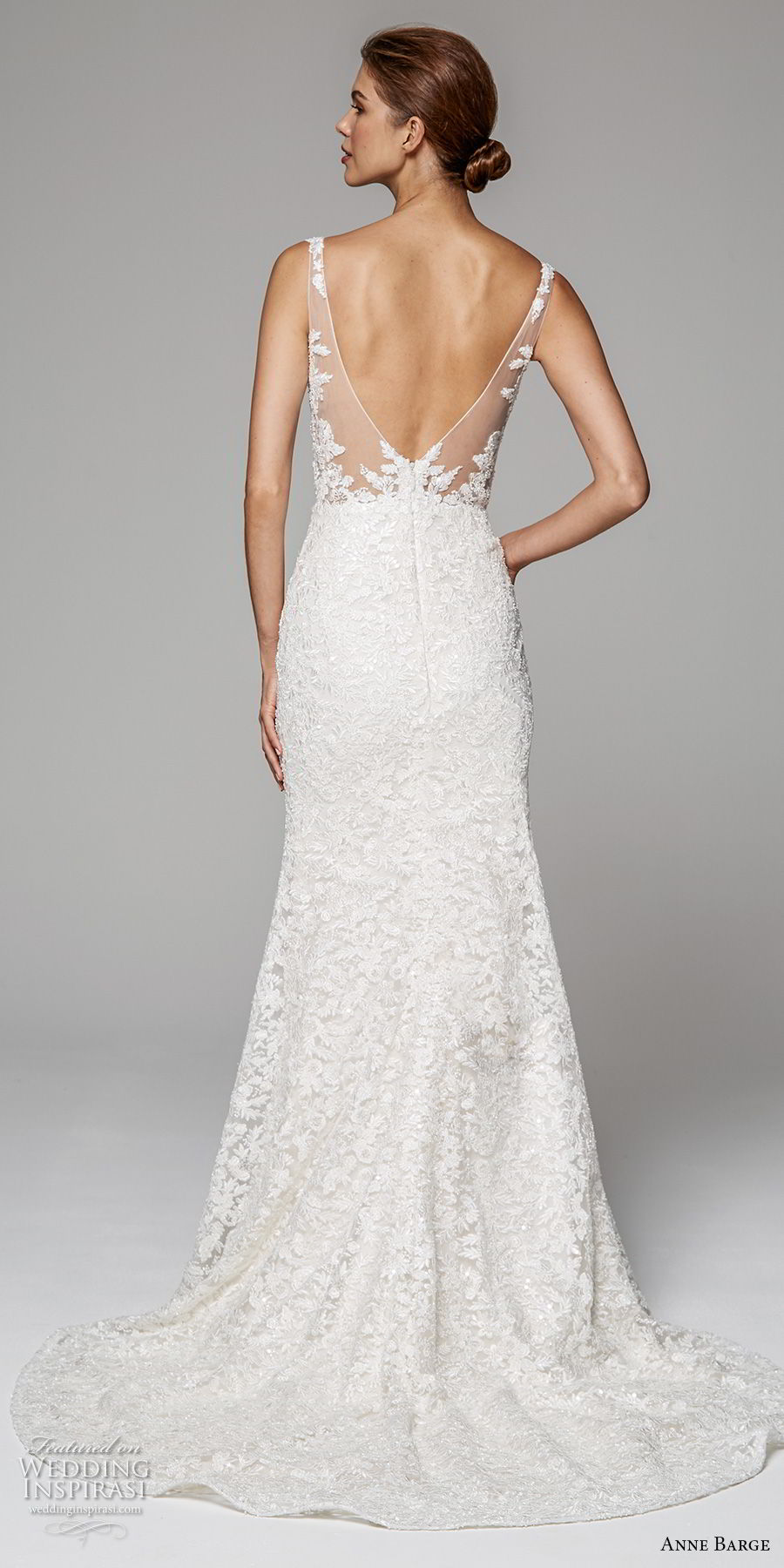 anne barge fall 2018 bridal sleeveless v neck full embellishment elegant trumpet wedding dress open v back sweep train (8) bv