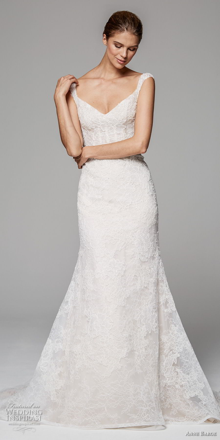 anne barge fall 2018 bridal sleeveless with strap v neck full embellishment elegant a  line wedding dress sweep train (2) mv