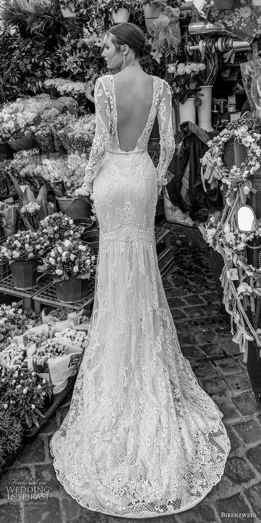 birenzweig 2018 bridal long sleeves illusion bateau neckline full embellishment elegant fit and flare wedding dress open back sweep train (8) bv birenzweig 2018 bridal long sleeves illusion bateau neckline full embellishment elegant fit and flare wedding dress open back sweep train (8) bv