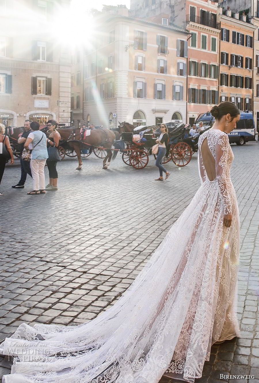 birenzweig 2018 bridal long sleeves jewel neck full embellishment elegant a line wedding dress keyhole backup chapel train (2) bv birenzweig 2018 bridal long sleeves jewel neck full embellishment elegant a line wedding dress keyhole backup chapel train (2) bv