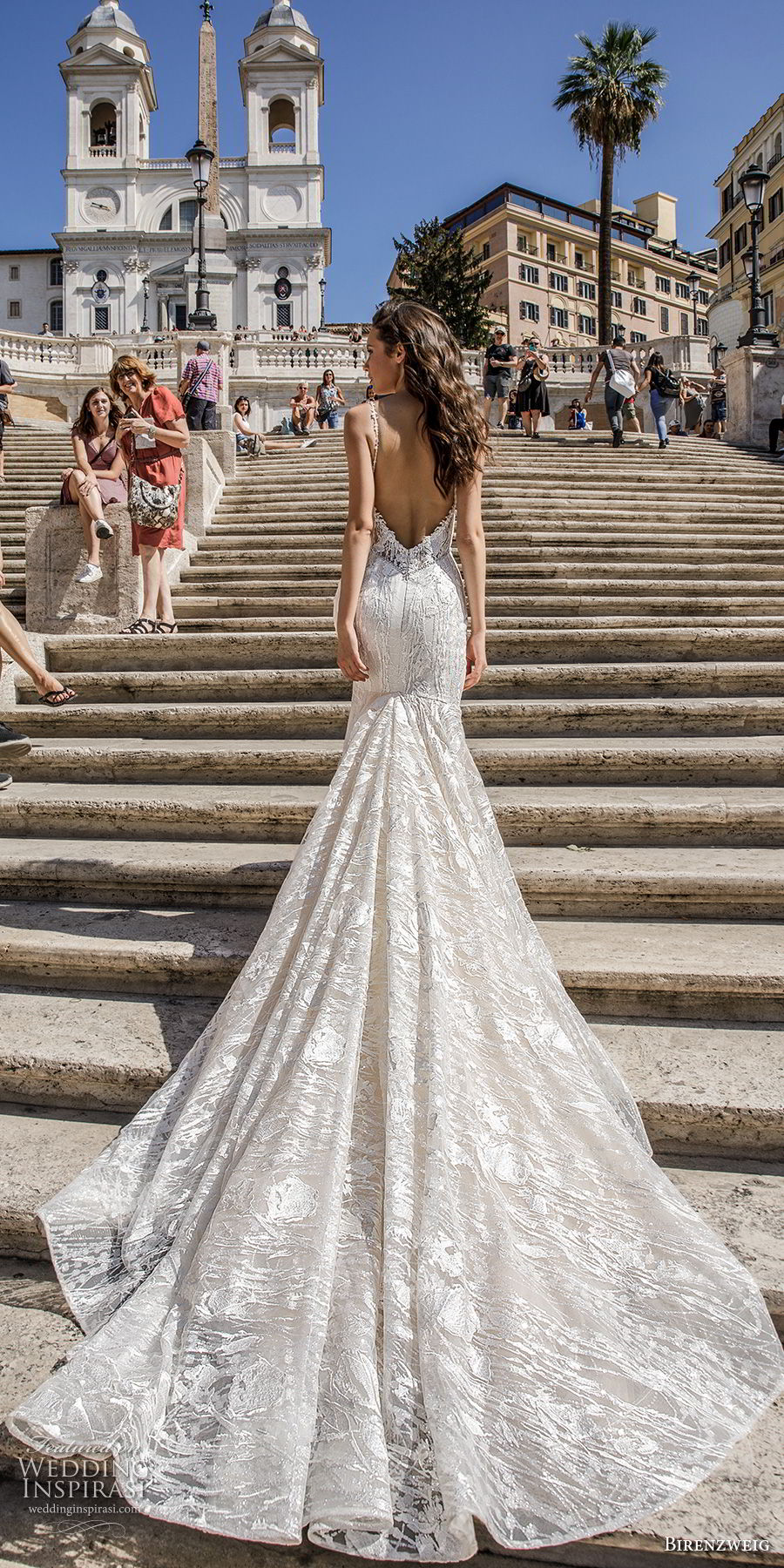 birenzweig 2018 bridal spaghetti strap deep plunging sweetheart neckline full embellishment elegant romantic fit and flare wedding dress open back chapel train (10) bv mv birenzweig 2018 bridal spaghetti strap deep plunging sweetheart neckline full embellishment elegant romantic fit and flare wedding dress open back chapel train (10) bv mv