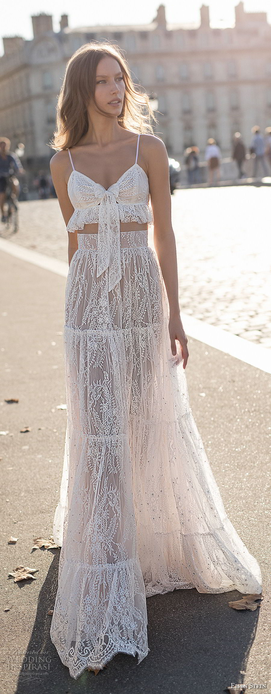 eisen stein 2018 bridal sleeveless spaghetti strap sweetheart neckline crop top full embellishment bohemian soft a line wedding dress sweep train (12) mv lv eisen stein 2018 bridal sleeveless spaghetti strap sweetheart neckline crop top full embellishment bohemian soft a line wedding dress sweep train (12) mv lv