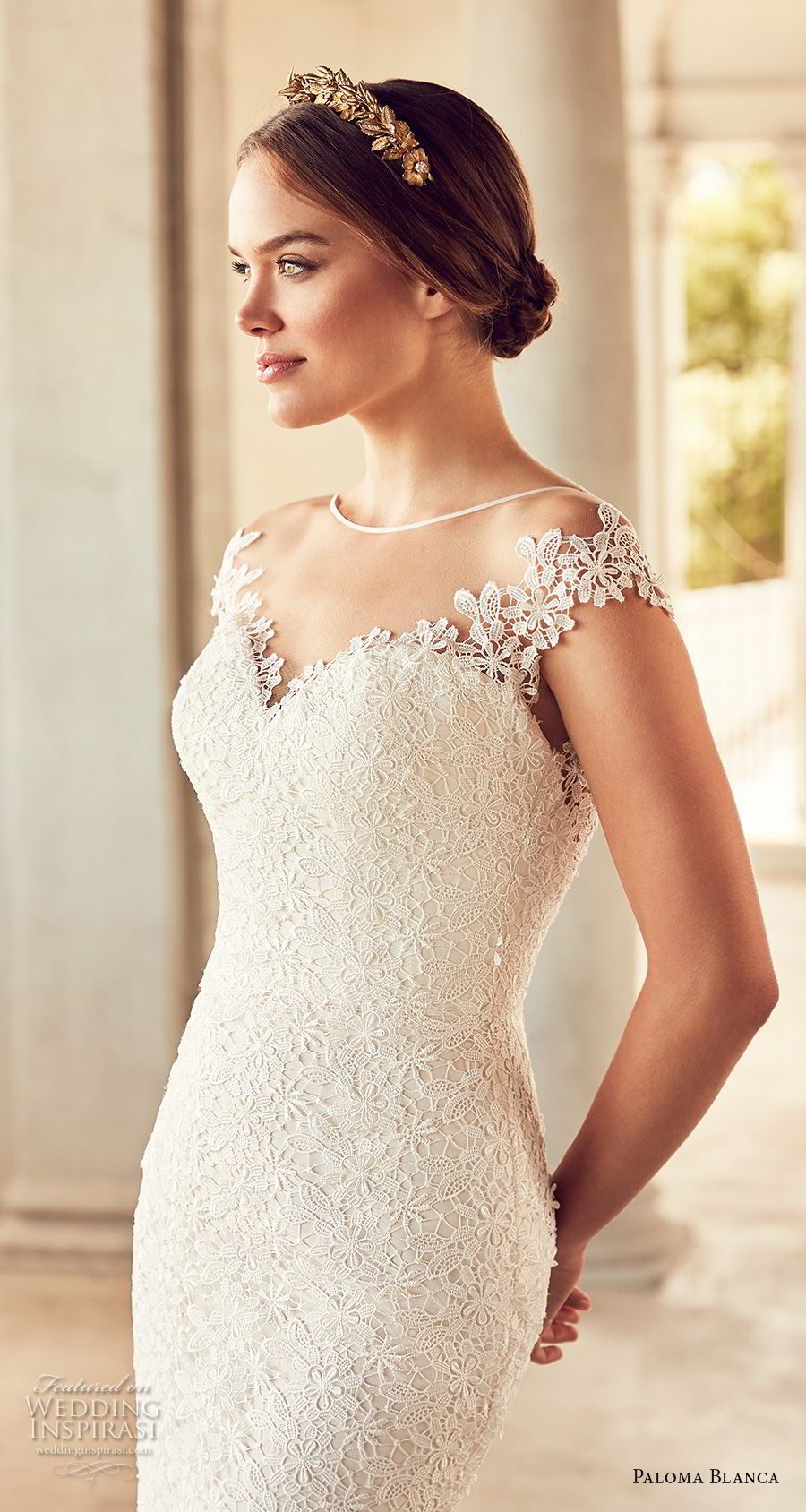 paloma blanca spring 2018 bridal cap sleeves illusion bateau sweetheart neckline full embellishment elegant sheath fit and flare wedding dress open v back chapel train (3) zv paloma blanca spring 2018 bridal cap sleeves illusion bateau sweetheart neckline full embellishment elegant sheath fit and flare wedding dress open v back chapel train (3) zv