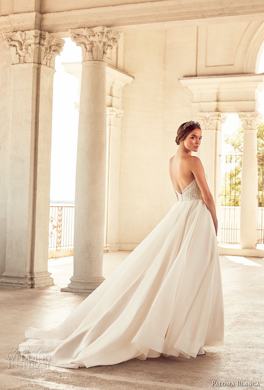 paloma blanca spring 2018 bridal strapless sweetheart neckline heavily embellished bodice princess ball gown a line wedding dress with pockets open back chapel train (4) bv paloma blanca spring 2018 bridal strapless sweetheart neckline heavily embellished bodice princess ball gown a line wedding dress with pockets open back chapel train (4) bv