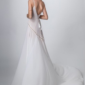 rish bridal sun dance 2018 sleeveless spaghetti strap deep plunging v neck lightly embellished bodice sexy bohemian soft a  line wedding dress open v back chapel train (helena) bv