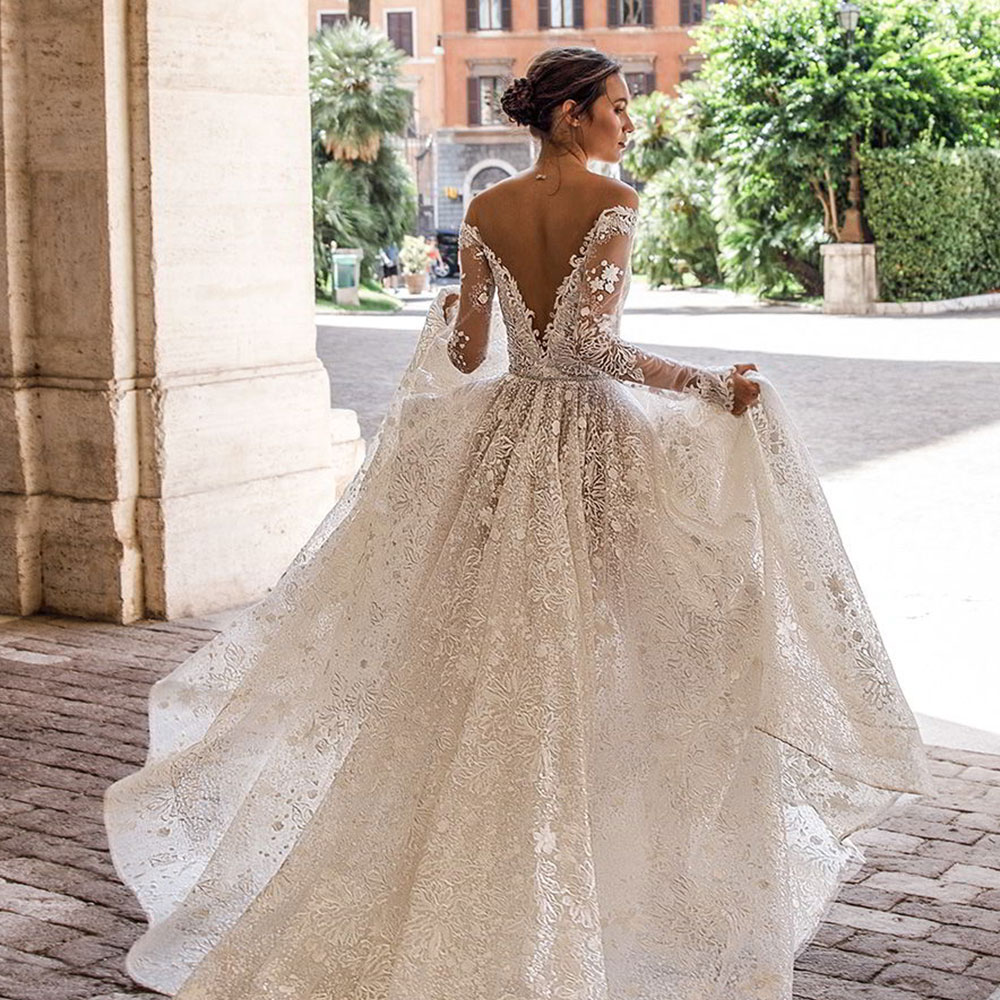 regal style wedding dresses