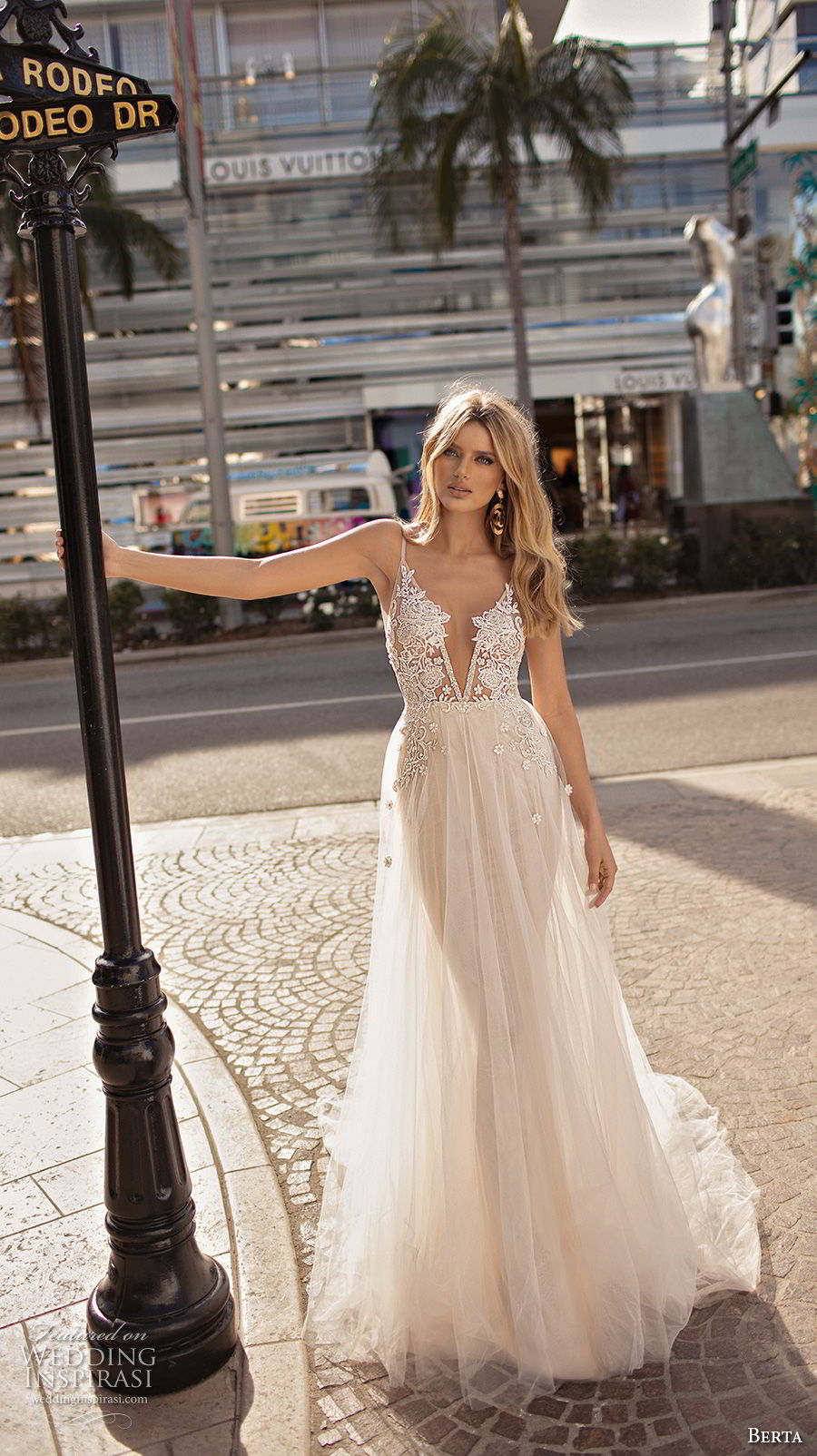 berta 2019 muse bridal sleeveless spaghetti strap deep v neck heavily embellished bodice romantic sexy soft a line wedding dress open back chapel train (9) mv berta 2019 muse bridal sleeveless spaghetti strap deep v neck heavily embellished bodice romantic sexy soft a line wedding dress open back chapel train (9) mv