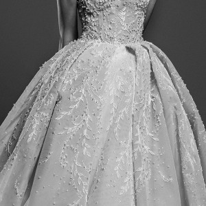 georges hobeika spring 2019 bridal cap sleeves bateau neck heavily embellished bodice romantic princess ball gown a  line wedding dress royal train (11) zv