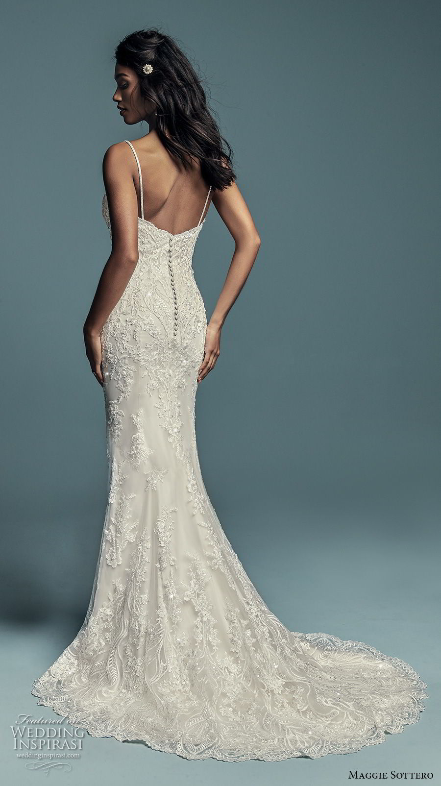 maggie sottero fall 2018 bridal sleeveless spaghetti strap sweetheart neckline full embellishment elegant fit and flare wedding dress short train (11) bv maggie sottero fall 2018 bridal sleeveless spaghetti strap sweetheart neckline full embellishment elegant fit and flare wedding dress short train (11) bv