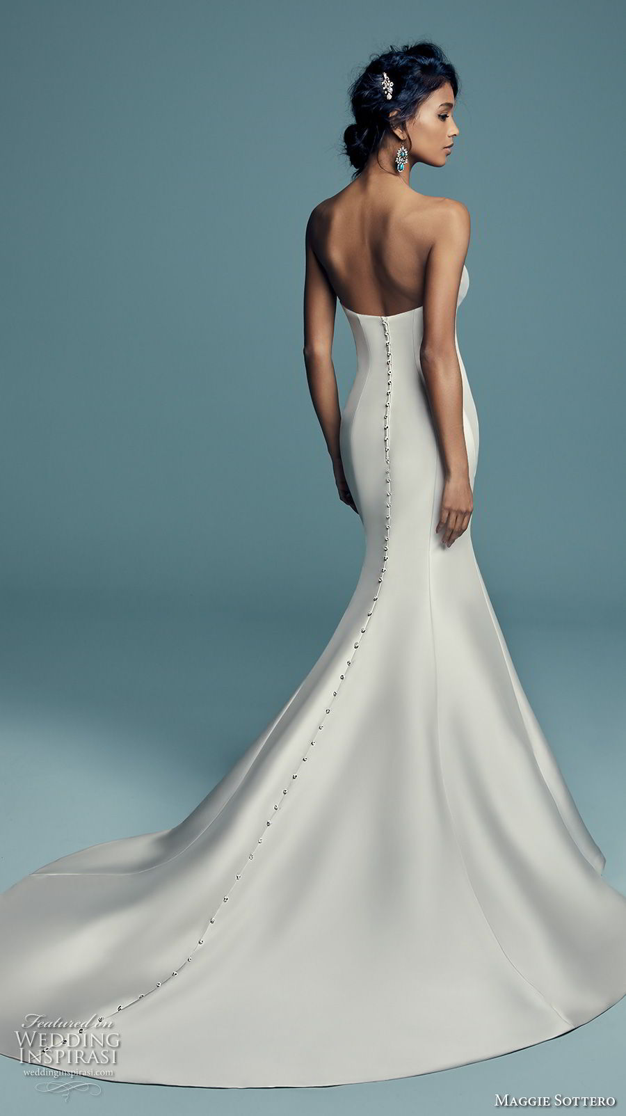maggie sottero fall 2018 bridal strapless sweetheart neckline minimalist simple elegant trumpet wedding dress chapel train (6) bv maggie sottero fall 2018 bridal strapless sweetheart neckline minimalist simple elegant trumpet wedding dress chapel train (6) bv