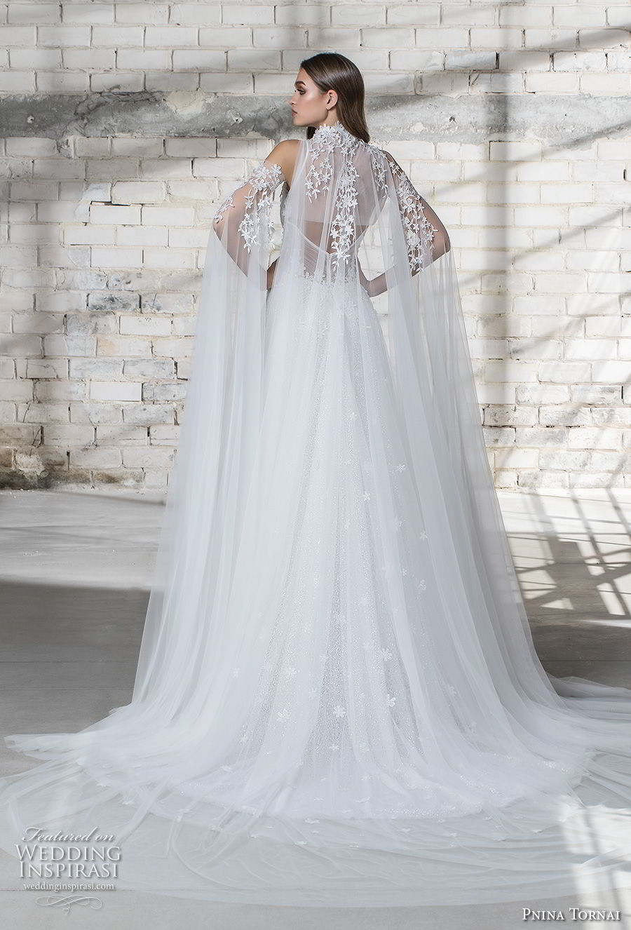 pnina tornai 2019 love bridal cold shoulder illusion high neck deep sweetheart neckline heavily embellished bodice romantic princess a line wedding dress sheer lace back chapel train (6) bv pnina tornai 2019 love bridal cold shoulder illusion high neck deep sweetheart neckline heavily embellished bodice romantic princess a line wedding dress sheer lace back chapel train (6) bv