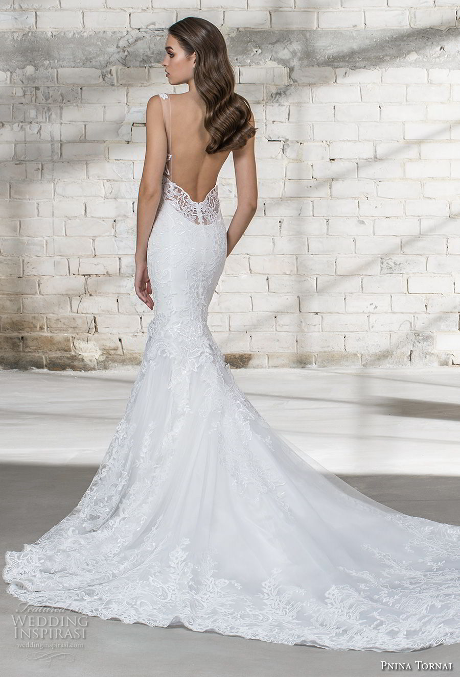 pnina tornai 2019 love bridal sleeveless deep v neck full embellishment elegant mermaid wedding dress open back chapel train (8) bv 