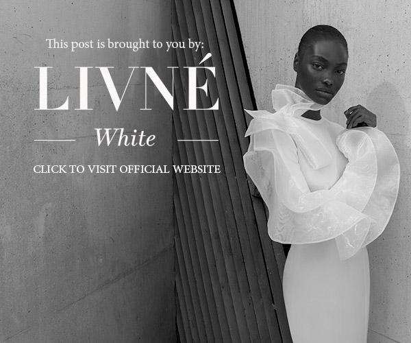 Livné White Wedding Dresses are Perfect for the Modern Bride | Wedding ...