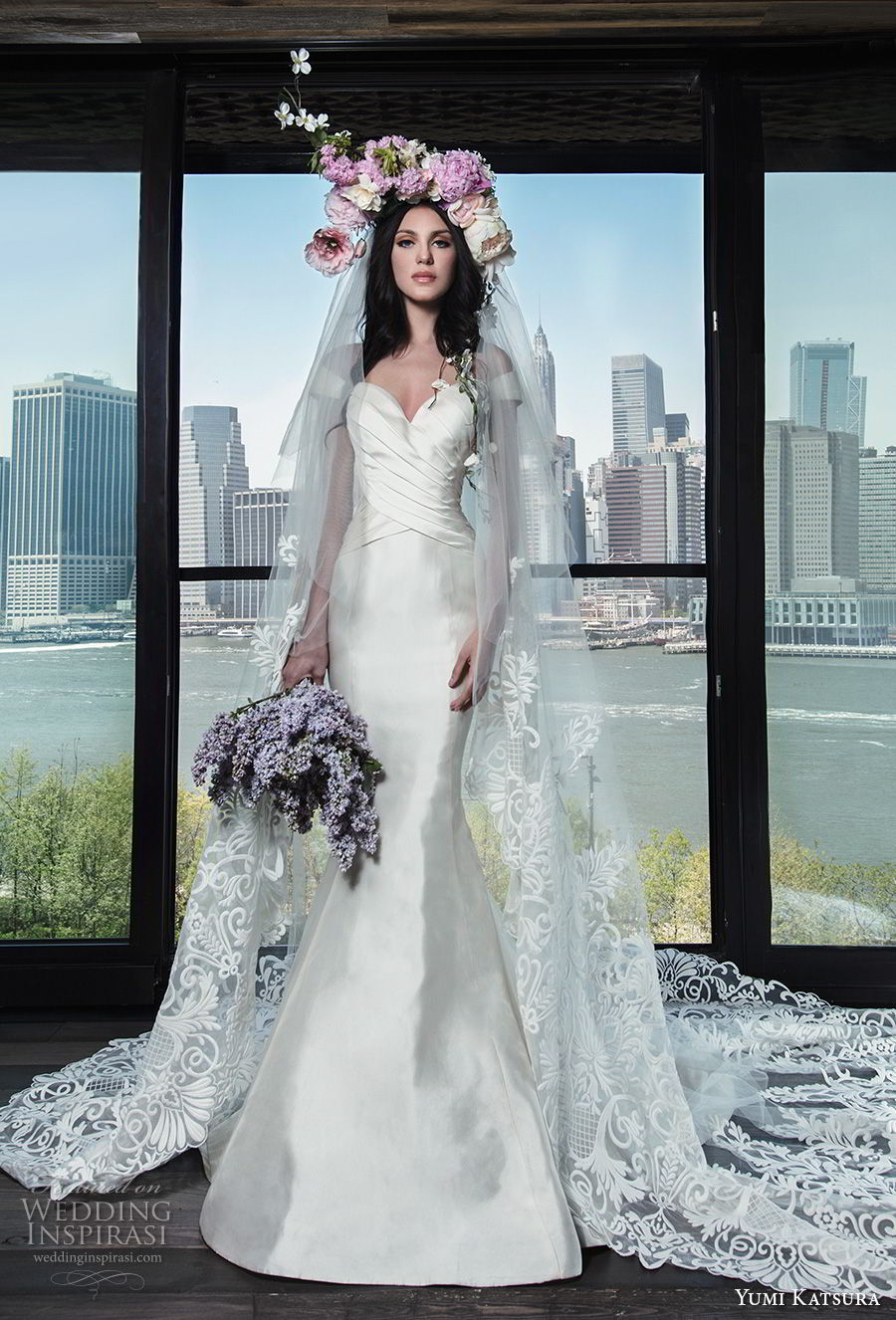 yumi katsura spring 2019 bridal off the shoulder sweetheart neckline wrap over bodice satin skirt elegant fit and flare wedding dress chapel train (19) mv yumi katsura spring 2019 bridal off the shoulder sweetheart neckline wrap over bodice satin skirt elegant fit and flare wedding dress chapel train (19) mv