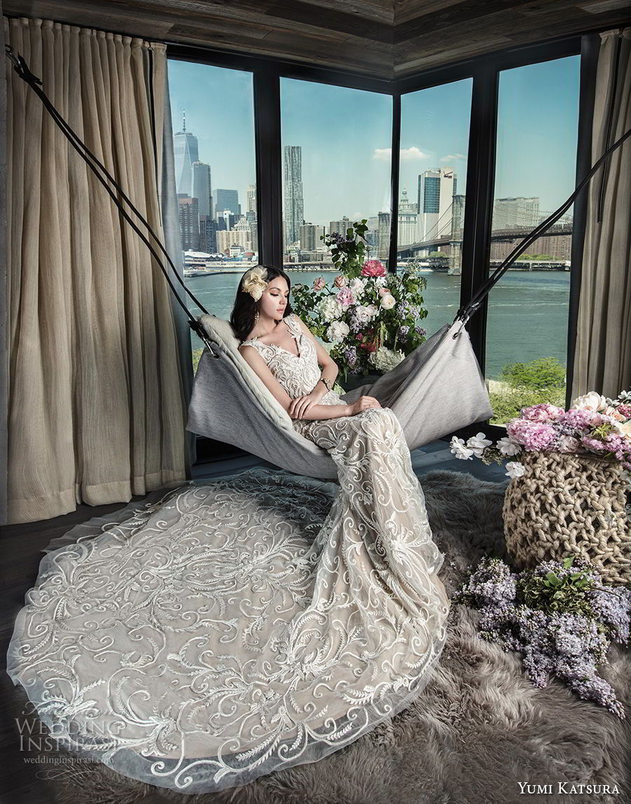 yumi katsura spring 2019 bridal sleeveless with thick strap v neck full embellishment glamorous champagne fit and flare wedding dress chapel train (17) mv yumi katsura spring 2019 bridal sleeveless with thick strap v neck full embellishment glamorous champagne fit and flare wedding dress chapel train (17) mv
