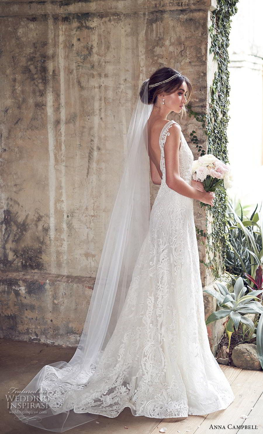 anna campbell 2019 bridal sleeveless v neck full embellishment elegant romantic a  line wedding dress backless medium train (14) sdv