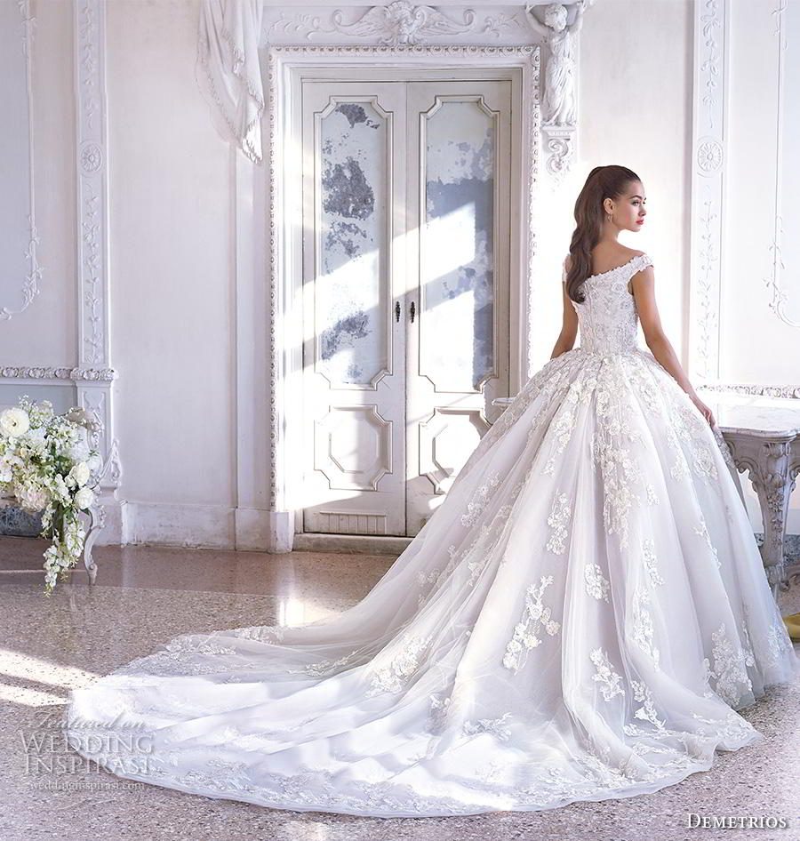 demetrios 2019 bridal off the shoulder v neck heavily embellished bodice princess romantic ball gown a line wedding dress royal train (18) bv demetrios 2019 bridal off the shoulder v neck heavily embellished bodice princess romantic ball gown a line wedding dress royal train (18) bv