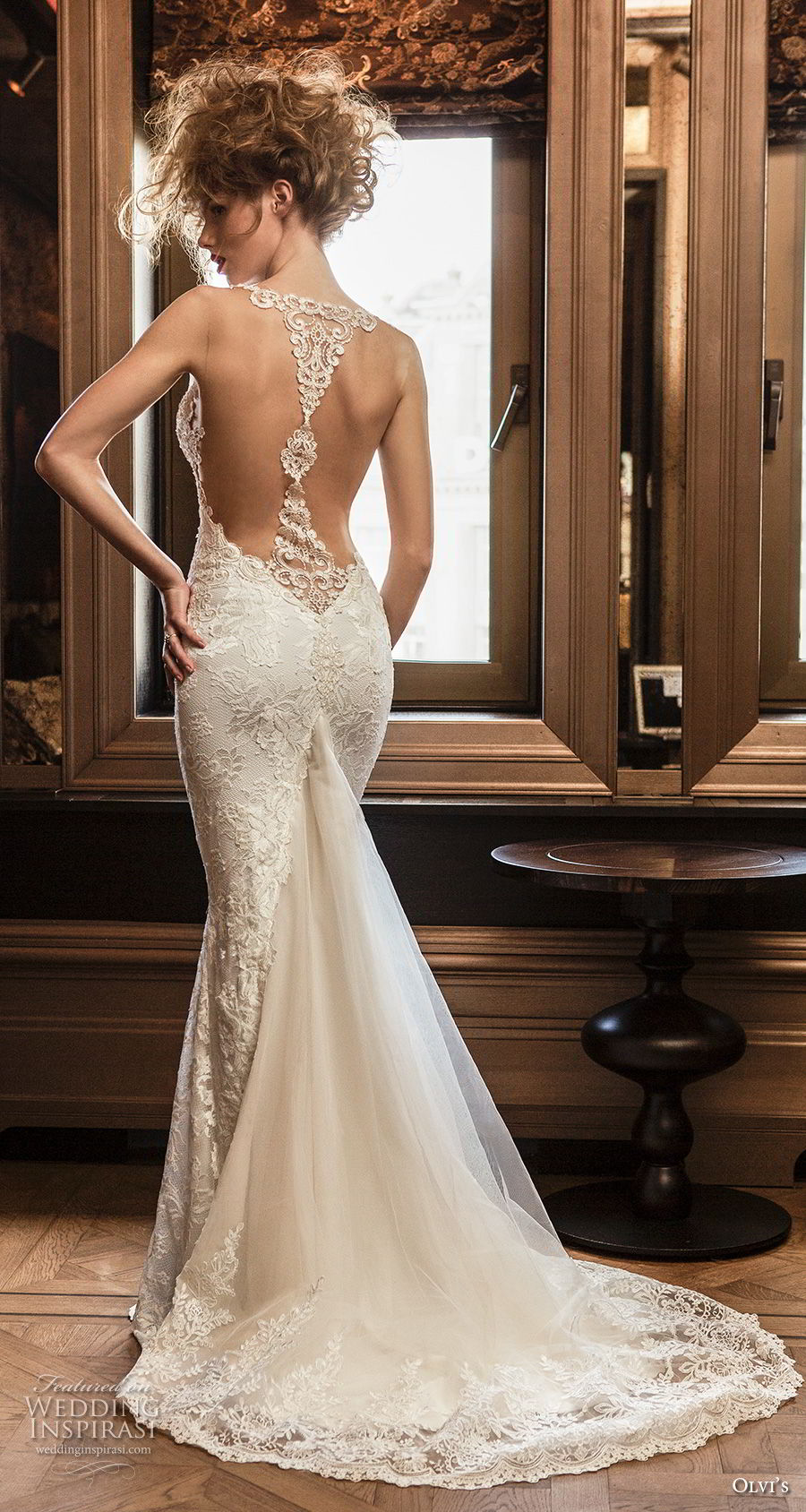 olvi 2019 bridal sleeveless with strap sweetheart neckline full embellishment elegant fit and flare wedding dress chapel train (13) bv