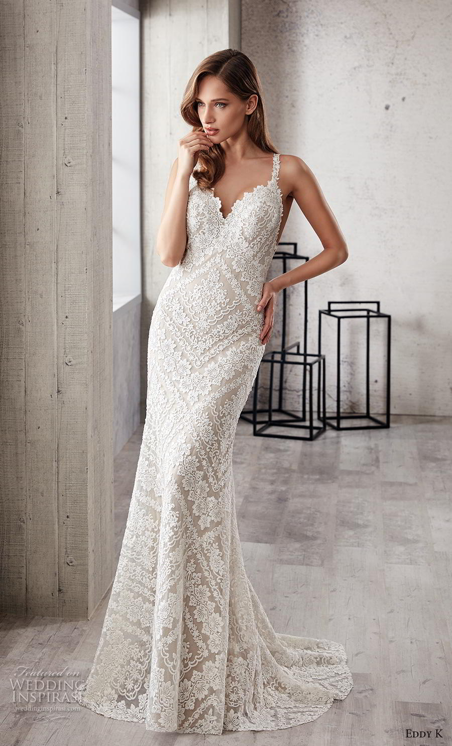 eddy k 2019 couture bridal sleeveless with strap sweetheart neck full embellishment elegant fit and flare sheath wedding dress rasor back sweep train (15) mv