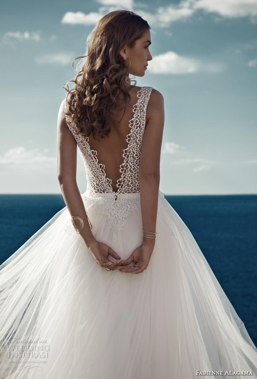 fabienne alagama 2019 bridal sleeveless v neck heavily embellished bodice romantic soft a  line wedding dress backless v back chapel train (1) bv 