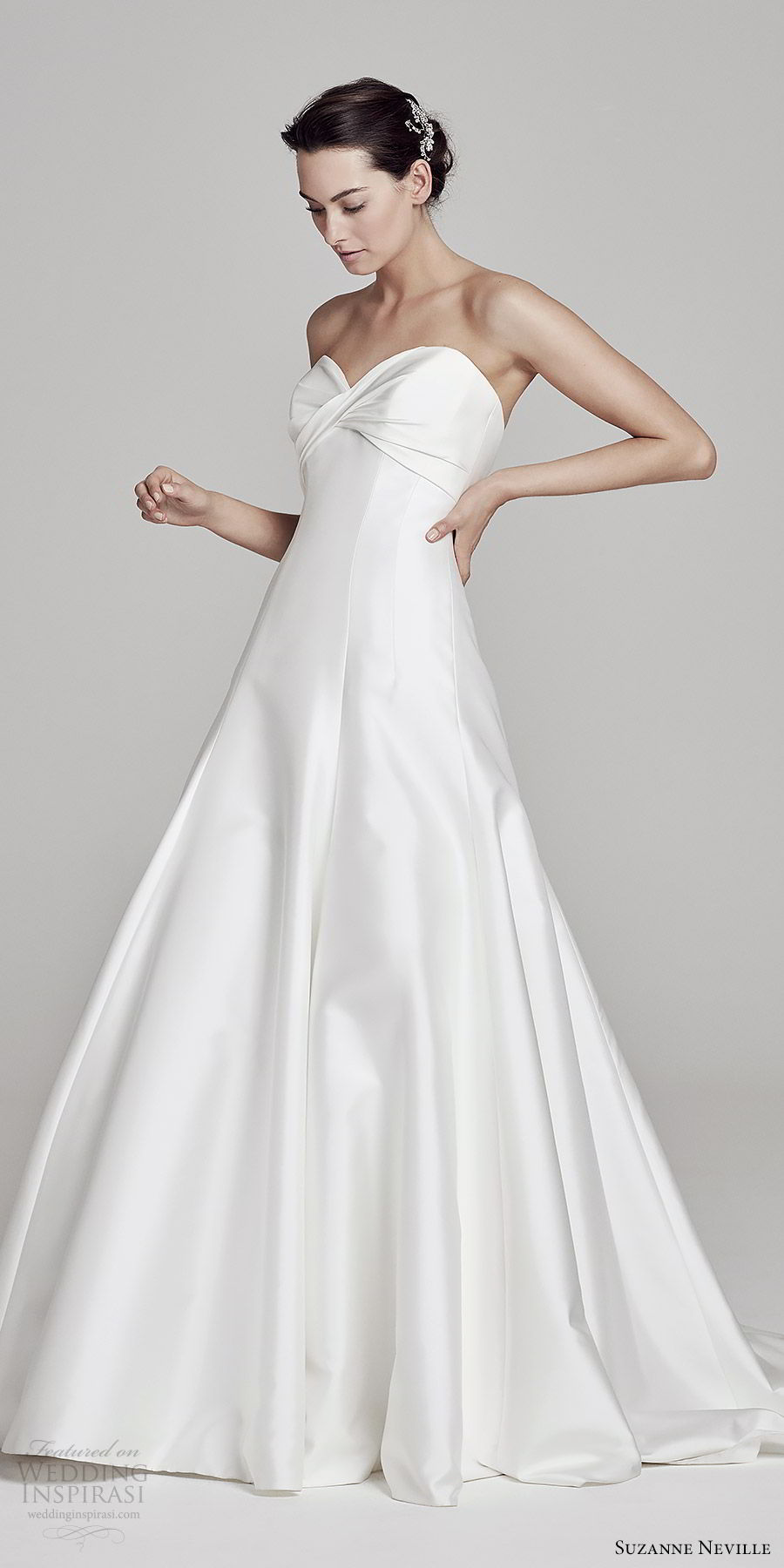 suzanne neville bridal 2019 strapless sweetheart a line wedding dress (livia) sweep train classic romantic mv suzanne neville bridal 2019 strapless sweetheart a line wedding dress (livia) sweep train classic romantic mv