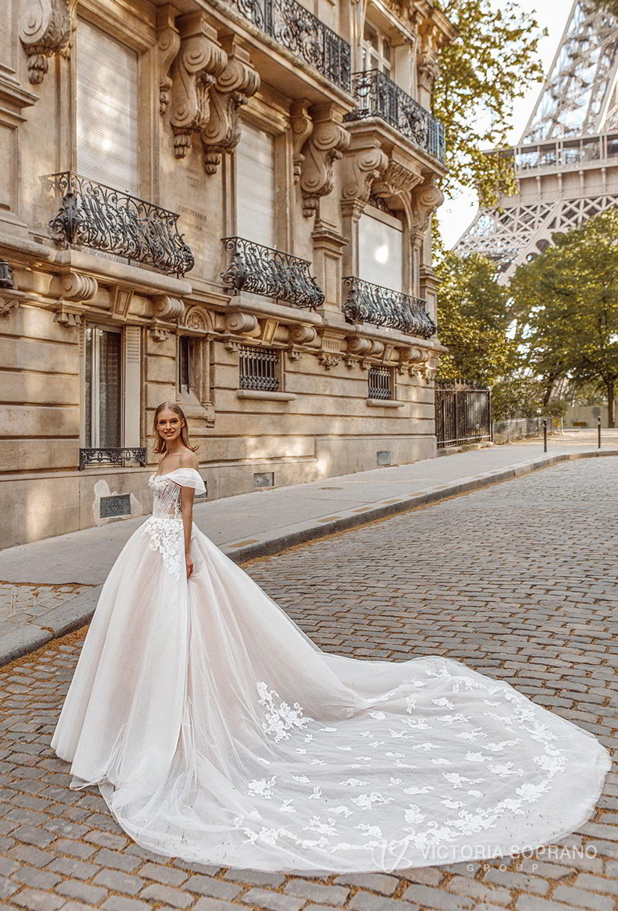 victoria soprano 2019 bridal off the shoulder sweetheart neckline heavily embellished bodice romantic princess a  line ball gown weddding dress royal train (manolo) mv