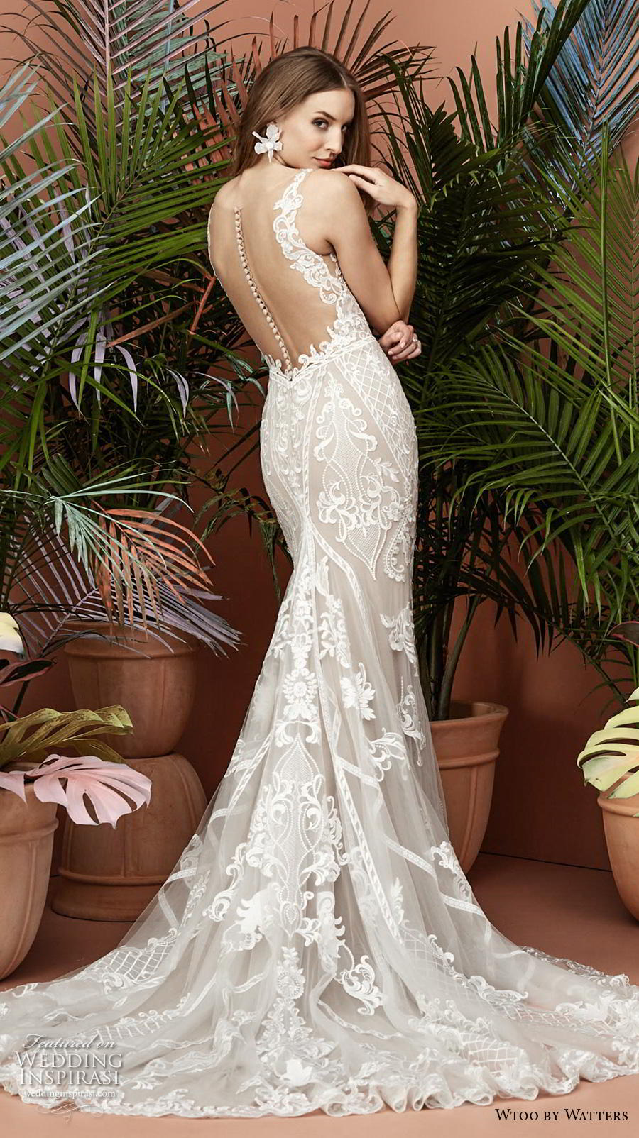 wtoo by watters fall 2018 bridal sleeveless with strap illusion sweetheart v neck full embellishment elegant fit and flare wedding dress sheer button back chapel train (6) bv wtoo by watters fall 2018 bridal sleeveless with strap illusion sweetheart v neck full embellishment elegant fit and flare wedding dress sheer button back chapel train (6) bv