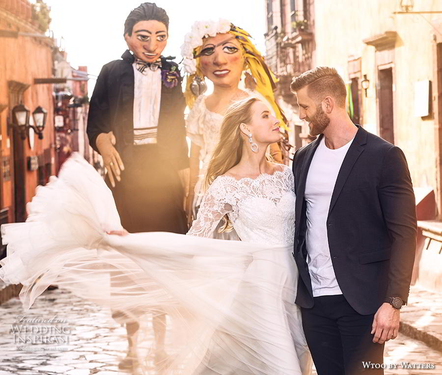 wtoo by watters fall 2018 bridal three quarter sleeves off the shoulder heavily embellished bodice tulle skirt elegant soft a line wedding dress lace back short train (3) fv wtoo by watters fall 2018 bridal three quarter sleeves off the shoulder heavily embellished bodice tulle skirt elegant soft a line wedding dress lace back short train (3) fv