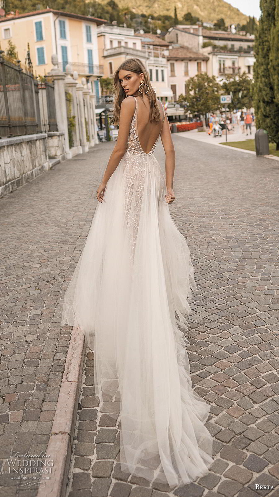 berta 2019 privee bridal sleeveless deep v neck full embellishment sexy glitzy glamorous soft a line wedding dress backless open scoop back chapel train (9) bv berta 2019 privee bridal sleeveless deep v neck full embellishment sexy glitzy glamorous soft a line wedding dress backless open scoop back chapel train (9) bv