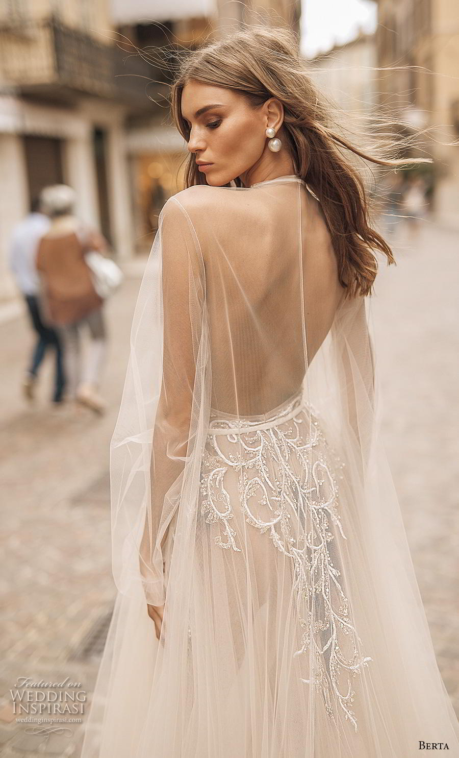 berta 2019 privee bridal sleeveless halter deep v neck heavily embellished bodice glitzy glamorous champagne a line wedding dress pockets backless sweep train (6) zbv berta 2019 privee bridal sleeveless halter deep v neck heavily embellished bodice glitzy glamorous champagne a line wedding dress pockets backless sweep train (6) zbv