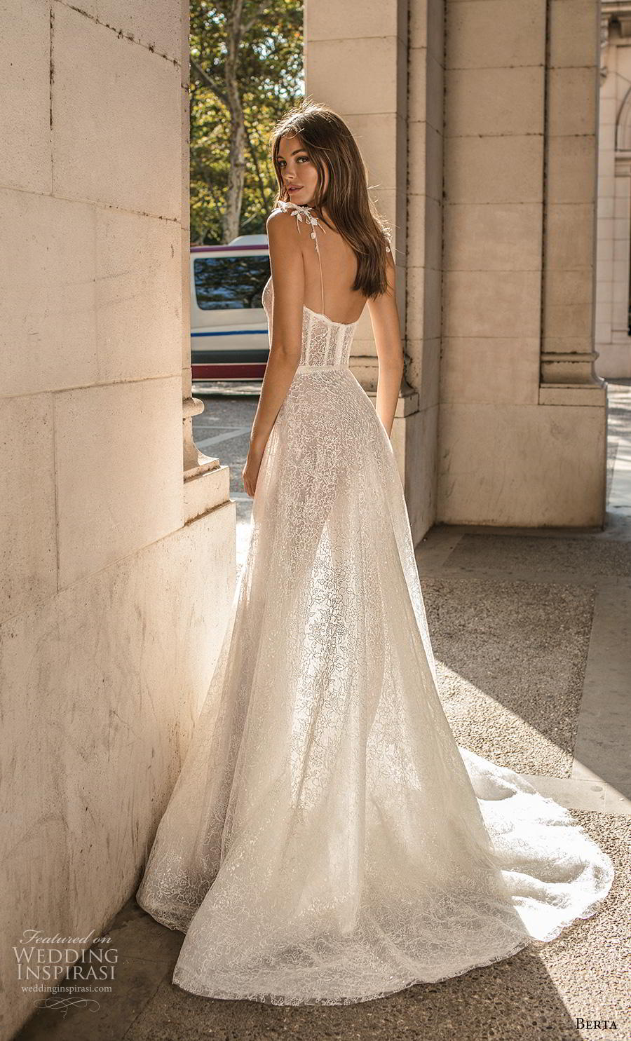 berta fall 2019 muse bridal spaghetti strap sweetheart neckline full embellishment bustier romantic sexy soft a  line wedding dress mid back chapel train (9) bv