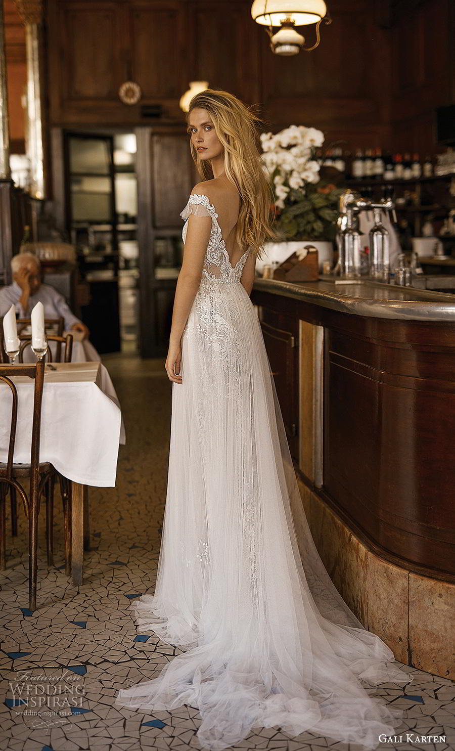 gali karten 2019 bridal off the shoulder v neck full embellishment romantic soft a  line wedding dress backless open v back chapel train (4) bv