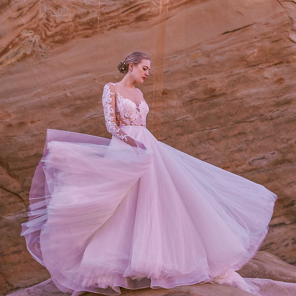 Pink wedding hot sale dresses 2019