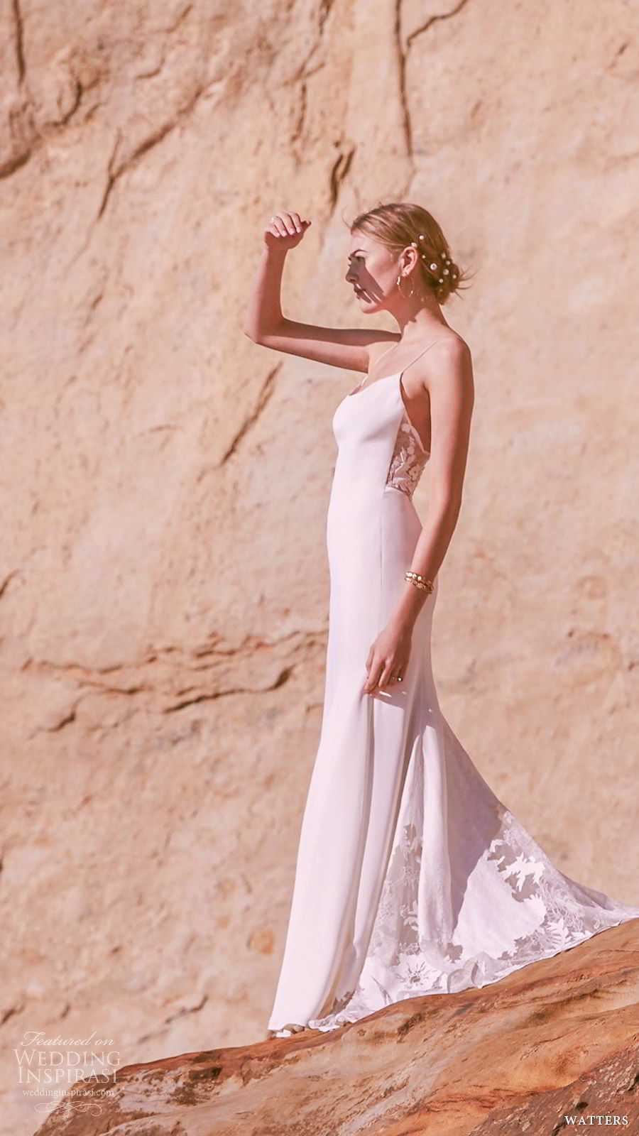 watters spring 2019 bridal sleeveless spaghetti straps sheath wedding dress (13) bv low back lace chapel train minimal modern elegant watters spring 2019 bridal sleeveless spaghetti straps sheath wedding dress (13) bv low back lace chapel train minimal modern elegant