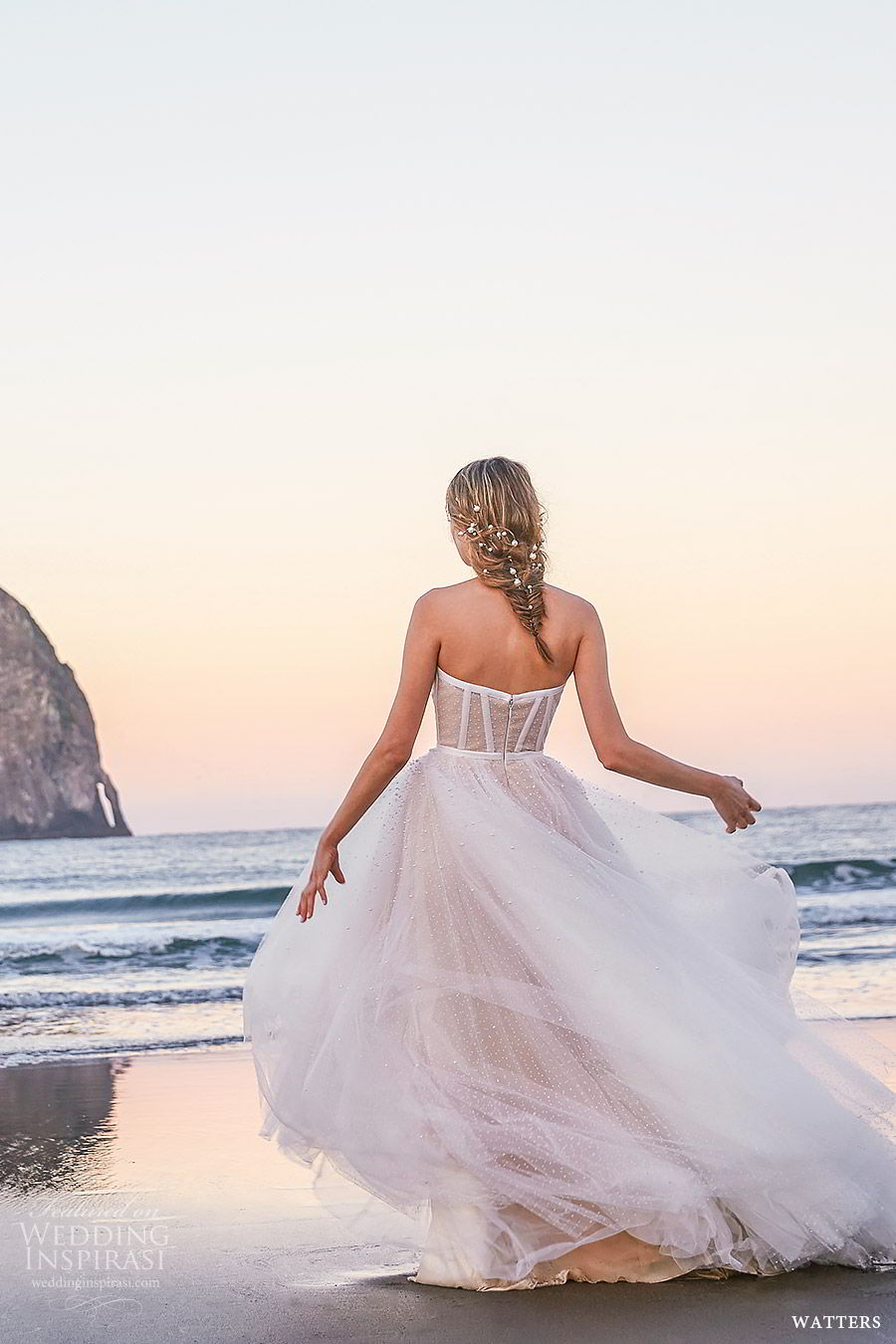 watters spring 2019 bridal strapless straight across embellished bodice ball gown wedding dress (12) bv chapel train blush color romantic princess watters spring 2019 bridal strapless straight across embellished bodice ball gown wedding dress (12) bv chapel train blush color romantic princess
