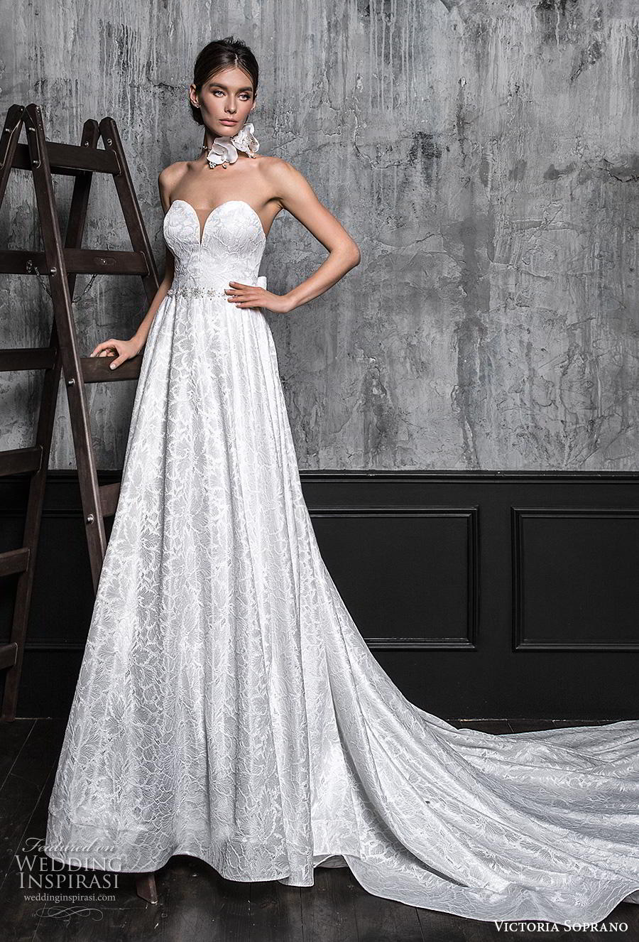 victoria soprano 2020 bridal strapless deep plunging sweetheart neckline full embellishment glamorous elegant a line wedding dress chapel train (16) mv victoria soprano 2020 bridal strapless deep plunging sweetheart neckline full embellishment glamorous elegant a line wedding dress chapel train (16) mv